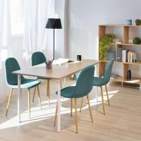 Sillas de Comedor Estilo Nórdico, Asiento Acolchado y Respaldo Ergonómico, Diseño Moderno para Salón, Cocina - details 3