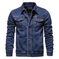 Chaqueta de algodón fina informal estilo jeans para hombre, otoño e invierno, 2024 - details 4