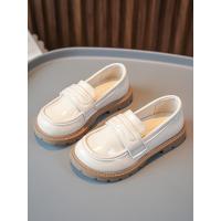 Zapatos de cuero para niñas, mocasines antideslizantes con gancho y bucle, color negro, para primavera y otoño, 2023 - details 4