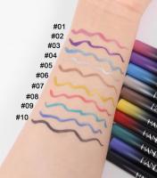HANDAIYAN lápiz de ojos nacarado, delineador de ojos líquido metálico extremadamente fino, eyeliner waterproof, resistente al agua y duradero, sin manchas de Maquillaje Mujer lapiz de ojos - details 7
