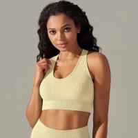 Sujetador deportivo a prueba de golpes para mujer, camiseta sin mangas para correr, ropa interior sexy para fiesta y yoga - details 10