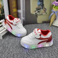 Zapatillas deportivas con luces LED para niños y niñas, zapatos para correr, zapatillas de Velcro antideslizantes luminosas para exteriores - details 6