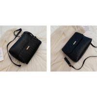 Bolso de Hombro para Mujer Simple Tipo Mensajero con Flap en Cuero PU Bolso Cruzado Casual Negro para Señora - details 18