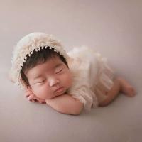 Accesorios de Fotografía para Recién Nacidos Conjunto de Gorro y Abrigo de Piel, Ropa de Punto para Niños, Regalos de Fotos para Madres y Bebés - details 7