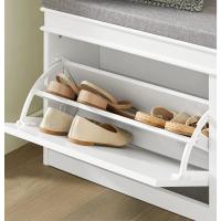 Banco Zapatero con Asiento Organizador de Zapatos de Almacenamiento para Dormitorio - details 6