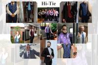 Chaleco de seda sólida para hombre, corbata de color champán, rosa, azul, verde, morado y rojo, gemelos de pañuelo, clips formales para boda y negocios - details 7