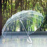 Paraguas transparente e, 16 varillas, tamaño grande, resistente al viento, apertura automática, transparente, KS10P - details 13