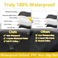 Funda impermeable para el asiento del coche, hamaca de viaje para perros, protector del asiento trasero del coche - details 3