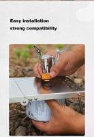 Estufa de Gas Desmontable y Plegable para Acampar al Aire Libre Parrilla Multifuncional de Mesa de Acero Portátil para Barbacoa y Cocina de Picnic - details 2