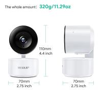 EDUP Mini EDUP 3MP WiFi cámara IP WIFI seguimiento automático Tuya cámara inteligente CCTV PTZ cámara de vigilancia de red - details 3