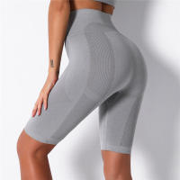 Pantalones cortos de entrenamiento para mujer, cinco puntos para fitness, ropa de gimnasio, pantalones cortos de yoga sin costuras - details 9