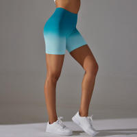 Hamidou-pantalones cortos de Yoga para mujer, Shorts para correr, ciclismo, transpirables, cintura alta, entrenamiento, gimnasio, Verano - details 22
