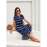 Vestido de Verano 2025 para Mujer Cuello en V, Abertura Lateral, Manga Corta, Tendencia de Moda - details 26