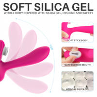 Dispositivo de masturbación femenina tipo control remoto vibrador de succión lay-on para mujeres - details 0