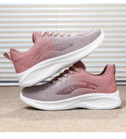 Zapatos de running mujeres 2024 casual suela suave zapatillas transpirables zapatos individuales fly weave mesh top zapatos venta al por mayo - details 23