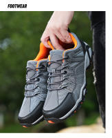 Zapatos de senderismo de marca para hombre, calzado de escalada de montaña transpirable, calzado de entrenamiento cómodo para exteriores, zapatillas deportivas antideslizantes para senderismo - details 13