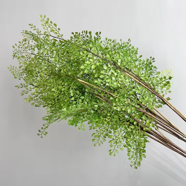 Ramas de plantas de helecho artificiales realistas, tacto Real, elegante vegetación Artificial, hierba de helecho, plantas falsas hechas a mano - 1