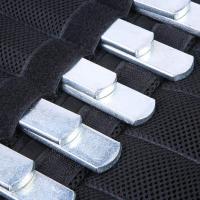 Placa de acero de 8 piezas de peso, accesorios de entrenamiento de soporte de carga para chaleco pesado, tobillo, pierna, equipo deportivo de fuerza - details 5