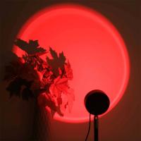 Luz de proyección de puesta de sol con control remoto, luz nocturna ambiental de 16 colores, accesorios de fotografía de pared de fondo de decoración de dormitorio - details 9
