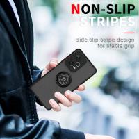 KEYSION-funda mate para Redmi Note 12 Pro + 5G, silicona transparente + soporte de anillo de PC, funda de teléfono a prueba de golpes para Xiaomi POCO X5 Pro 5G - details 0