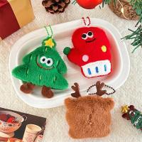 Llavero de Peluche de Navidad Kawaii Muñeco Relleno de Dibujos Animados de Papá Noel - details 10
