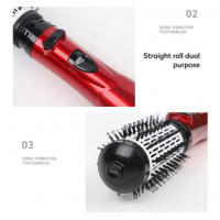 Cepillo de aire caliente 2 en 1, cepillo secador de cabello giratorio, temperatura ajustable, herramientas eléctricas de peinado - details 4