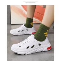 Nuevos Zapatos De Jardín Para Hombre Verano Ligeros Y Cómodos Sandalias Deportivas Y Casuales EVA Integrado Perforado Para Playa - details 8