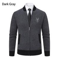 Suéter de punto Retro para hombre, cárdigan informal a la moda con botones, chaqueta de lana, sudadera con capucha de otoño e invierno - details 4
