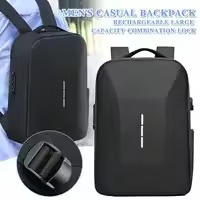 Mochila de viaje para hombre, Bolsa Escolar con puerto de carga USB, gran capacidad, 16 pulgadas, resistente al agua, a la moda - details 2