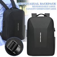 Mochila de viaje para hombre, Bolsa Escolar con puerto de carga USB, gran capacidad, 16 pulgadas, resistente al agua, a la moda - details 2
