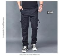 Pantalones de algodón para hombre al aire libre, pantalones Cargo gruesos y cálidos con forro, pantalones casuales para personas mayores, pantalones de invierno holgados - details 8