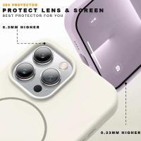 Funda de teléfono magnética para iPhone 15, 14, 16 Plus, 11, 12, 13, 16 Pro, funda de silicona a prueba de golpes, accesorios para teléfono con carga inalámbrica Magsafe - details 3
