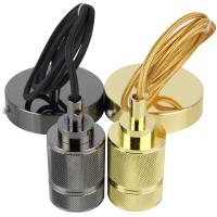 Lámpara de araña de hierro forjado dorado, Bombilla Edison LED decorativa de metal, cabeza colgante, accesorios de iluminación - details 1