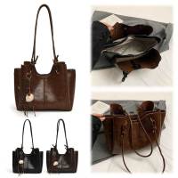 Bolso de mano para mujer con compartimentos Bolso de hombro Bolso de cuero sintético de PU para viaje - details 0