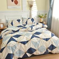 Súper King Seda de Cama con Estampado de Mármol Negro Funda de Edredón Simple Estilo Muebles de Dormitorio Conjunto de Ropa de Cama 220x240 - details 4