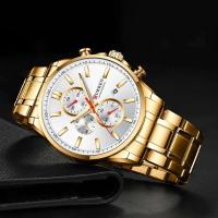 Reloj de Cuarzo CURREN 8368 Elegante Pulsera de Acero Inoxidable Resistente al Agua Calendario - details 11