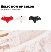 Bragas de Encaje Sexy para Mujer, Ropa erótica, Interior de Tiro Bajo para Señora, Lencería Sólida, Floral, Máxima Comodidad y Noche - details 1
