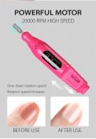 Kit Eléctrico de Taladro de Uñas Portátil 6 en 1 para Eliminación de Esmerilada, Manicura - details 2