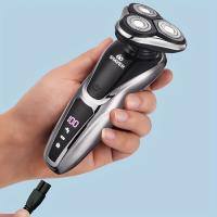 Afeitadora Eléctrica 3 en 1 Rotativa Recargable para Hombres Seca y Húmeda - details 1