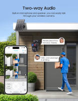 Cámara Solar SHIWOJIA 4G Sim 3K 6MP 20X Zoom Grabación Humanaoidal Impermeable al Agua - details 8