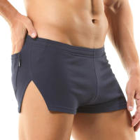Boxers de algodón de alta calidad, pantalones cortos sueltos, ropa interior suave para hombre, bragas, ropa de salón, pantalones de flecha cómodos y transpirables para hombre - details 2
