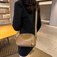 Bolso cruzado de piel auténtica para mujer, bandolera sencilla de alta calidad, Vintage, Boston, 2024 - details 13
