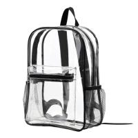 Mochila transparente de gran capacidad, Bolsa Escolar impermeable con cremallera, mango suave Visible, de Pvc, para exteriores - details 8