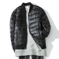 Chaqueta de plumón ultraligera para hombre, abrigo cálido de invierno, abrigo de plumas ligero con cuello de béisbol - details 7