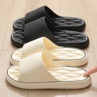 Zapatillas de nube para hombre y mujer, sandalias de playa con plataforma gruesa, suela suave de EVA, chanclas de moda, zapatos de casa para parejas, novedad de verano - details 0