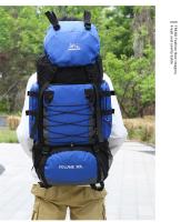Senderismo al aire libre bolsa de montañismo para los hombres, 90L de gran capacidad, ligera, bolsa de lona, las mujeres bolsa de senderismo, impermeable, resistente al desgaste, antirrobo, deportes al aire libre, multicolor opcional - details 16