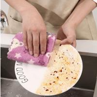Paño de limpieza suave, suministros de cocina para pañuelo de baño, toallas de mano de secado rápido, paños de cocina, trapos para platos - details 1