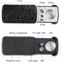 Lupa Commercial con Luz LED UV Ajustable para Joyas Preciosas, Monedas, Relojes Antiguos - details 0