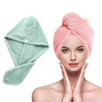 Secador de Cabello de Microfibra Mágica Secado Rápido Absorción de Agua Gorro de Baño para Mujeres - details 0