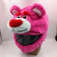 IMotorcycle-cubierta de casco de Motobike, gorros peludos, conejo, zorro, oso, cerdo - details 16